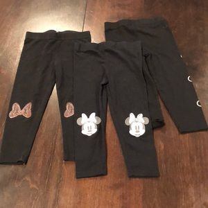 Bundle of 3 Minnie Mouse leggings!